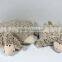 Plush soft toy flower embroidered cushion cover