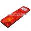 2016 High Quality One Pair 19LED Durable Turn Signal Tail Universal LED Square Truck Tail Light Lamp