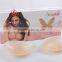 Hi quality butterfly wing silicon full transparent bra