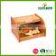 high quality food safe bamboo bread box from BSCI china supplier