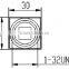 HD 1600P Golbal Shutter External Trigger Control industrial Camera