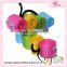 Handmade colorful animals ribbon hair clips for kids