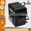 TARPAULIN fabric black waterproof lunch bag ice pack cooler box can with utensils