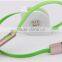1M Retractable 2 in 1 Micro USB Data Sync Charging Charger Cable Combo