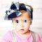 European And American Style Explosion Models of Natural Knotted Hair Band, Big Bow Hair Band for Baby