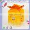custom made printed basic square pvc clear cake box design