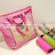 lady folding shoulder handbag shopping travelling bag
