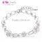 S925 SIlver Fashion Design Wholesale Jewelry Lucky Flower Bracelets