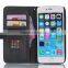 2 in 1 high quality PU magnet case for iphone6/6s with 3 card slots wallet case for mobilephone