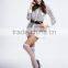 New style Polyester adult sexy santa claus ladies santa dress costume
