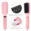 factory wholesale anion LCD electric brush that straightens hair