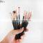 12pcs rose gold pony hair comestic powder makeup brushes sets