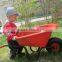 excellent quality kid toy wheelbarrow with plastic tray and rubber Wheel Kid beach wheelbarrow WB0605P
