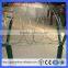 high tensile hot galvanized coil concertina razor barbed wire for security fence(Guangzhou Factory)