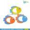 Wholesale BPA Free Natrual Soft Toy Silicone Baby Teether fish shape infant teether