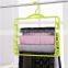 New Plastic Space Saving 4 Swing Multiple Pants Trousers Hanger Rack