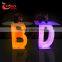 light up outdoor table/ illuminated round table/ color changing led table