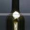 Factory price dark green glass cooking oil bottles