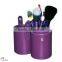12 Pcs Pro Makeup Cosmetic Brush Kit Leather Cylinder Cup Holder Case Set Cheap Makeup Brush