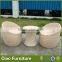 funky modern outdoor furnitue rattan coffee table set