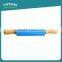 Toprank Wholesale Custom Colorful Used Noodle Flour Rolling Dough Decorative Rolling Pin Silicone Rubber Wooden Rolling Pin