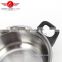 011274 high quality unique handle popular steel sets cheap hot sale stainless steel cookware