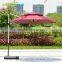 cantilever patio umbrella for outdoor use with aluminum frame