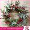 Bulk Buy Christmas Decorations Artificial Holly Wreath for Christmas Market