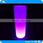 Rechargeable LED plastic Christmas cylinder lights / good design wireless LED decoration for party and bar