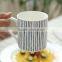 Japanese style Stripe decal 5pcs ceramic bonechina dinnerware