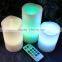 Hight Quality Multi-color Battery Operated Led Frameless Candle Light With Remote 2016