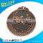 Factory best-seller purple bronze plating metal medal on promotion