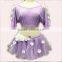 Girls fashion purple dance wear for sale QQ028A