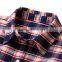 New Design Spring Middle Classic School Uniform Plaid Shirt