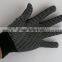 GZY 2015 White and Black Nylon Anti-skid Dotted Gloves