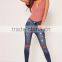Pink Cut Out Mock Neck Zipper infront Sleeveless Bodysuit Cotton Blends Sexy Scoop Neck Sweater