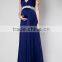 wholesale long evening party wear gown blue chiffon maternity dresses