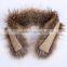 BBG-H-11 Factory wholesale natural color 100% real raccoon fur trim/trimming/strip