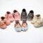 2017 Fashion Newborn Baby Walking Shoes Soft Sole Baby Leather