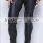 EY0172P Autumn Fashion Casual Long Pencil Pant Trousers High Waist PU Leather Women Pants