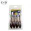 D&D Top Quality 8pcs/set Metal Crochet Hook Brown Knitting Needles Weaving Pins DIY Crafts for Sweater Gloves Needlework 8 Sizes