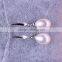 Wholesale jewelry natural freshwater drop rice pearl earring