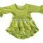 Girls ruffle raglan shirt three-quarter length sleeves top Tee shirts M7031110