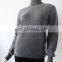 Manufacturer 12gg roll neck flat knitted mongolia 100%pure cashmere sweater