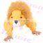 Yellow Children's Carnival Animal Mascot Costume Lion Jumpsuit in Fleece