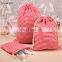 2015 Tartan Printed Fashion Cotton Drawstring Bag