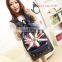 England style large storage pu travel backpack