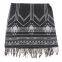 TOROS ladies winter 100% acrylic tassel shawl blanket scarf shawl