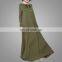 Latest muslim sportswear abaya everyday basic khaki elegant muslim women long loose dress