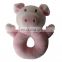 Plush Baby toy soft rat Velvet stuffed rat soft baby rattle.